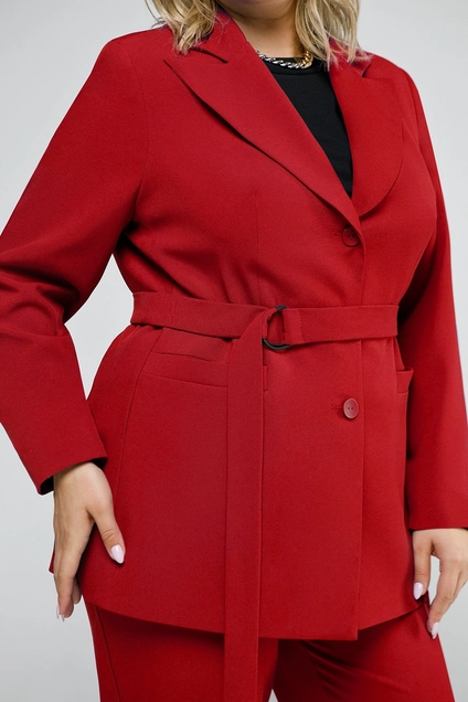 Костюм брючный 1215 бордо Pretty