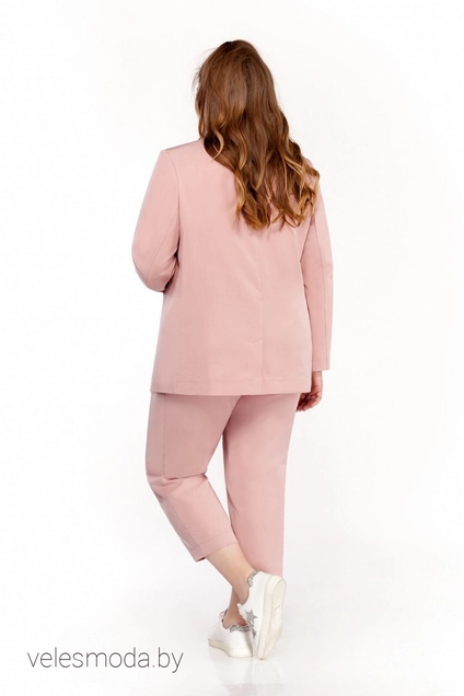 Костюм брючный 1295 нежно-розовый Pretty