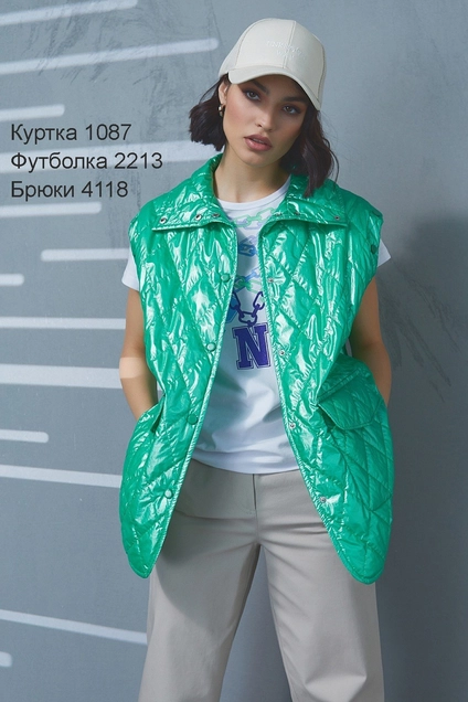 Куртка 1087 зеленый RAMI