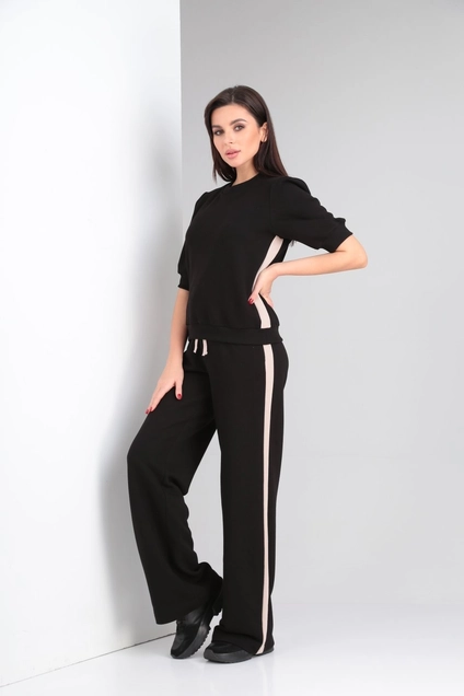 Спортивный костюм 870 черный Rishelie