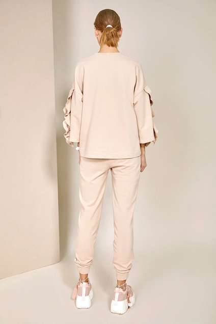 Спортивный костюм 3056+5059 бежевый Rivoli