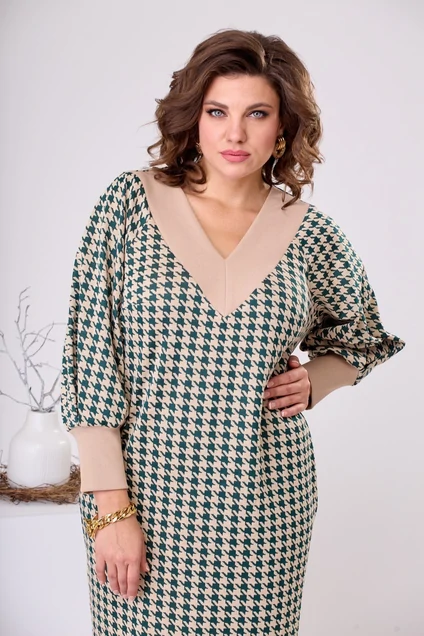 Платье 1-2450 бежевый Romanovich style