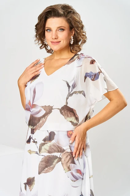 Платье 1-2825 белый Romanovich style