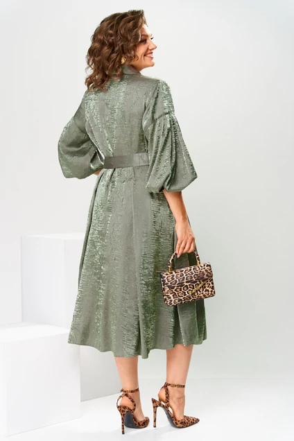 Платье 1-2837 хаки Romanovich style фото 2