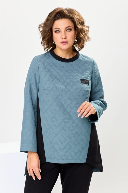 Костюм брючный 2-2568 голубой Romanovich style