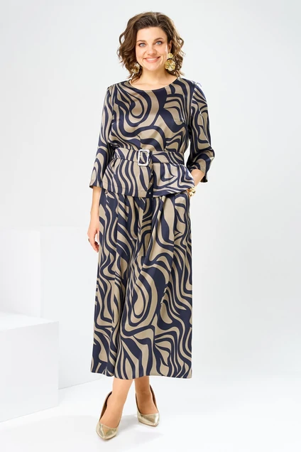 Костюм брючный 2-2704Д разводы Romanovich style