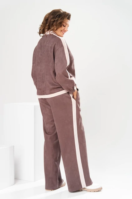 Костюм брючный 2-2874 капучино Romanovich style