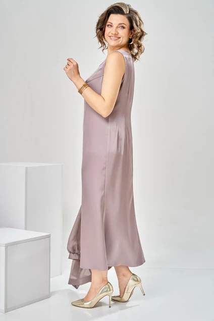 Костюм с платьем 3-2789 капучино Romanovich style