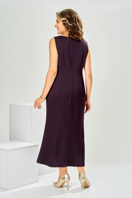 Костюм с платьем 3-2789 баклажан Romanovich style