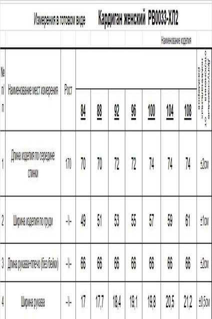 Кардиган РВ0033-ХЛ2 крем-брюле + розовый персик + светлое какао Romgil