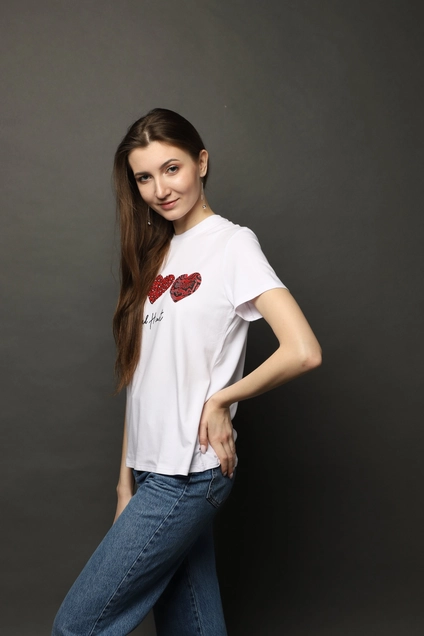 Футболка 3597ЛВ белый Romgil