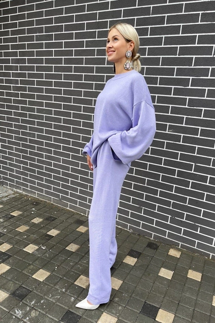 Спортивный костюм 3621Х сиреневый Romgil