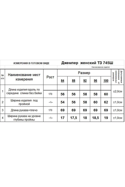 Джемпер ТЗ745Ш брусничный Romgil