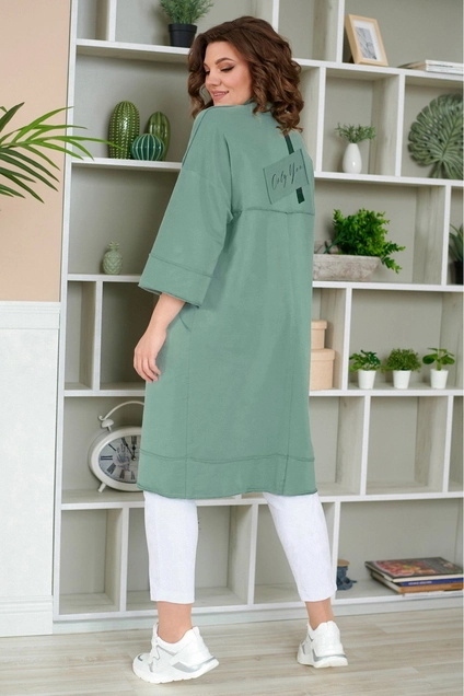 Кардиган 2019-6 бирюзовый Rumoda
