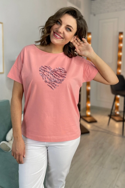 Футболка 2079 розовый Rumoda