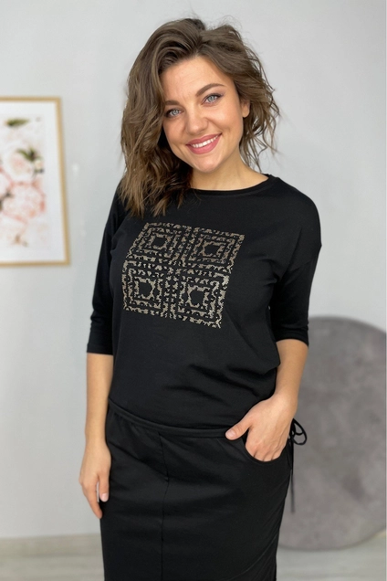 Футболка 2108 черный Rumoda