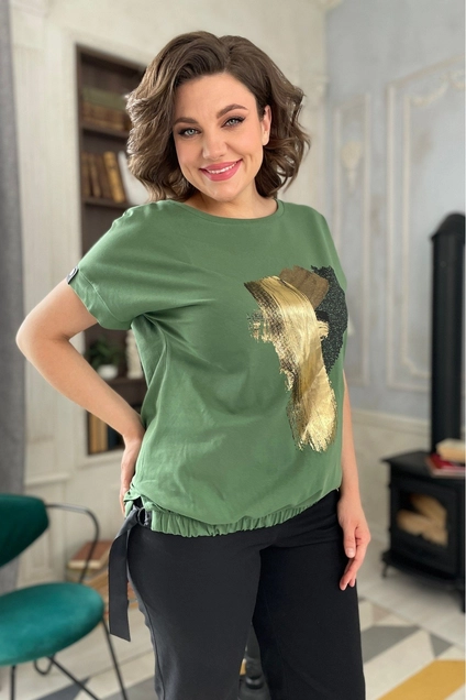 Футболка 2123 зеленый Rumoda