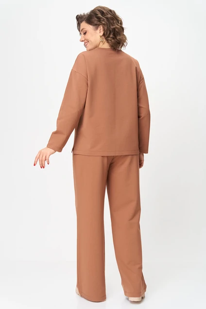 Костюм брючный 2144 коричневый дл.р. Rumoda
