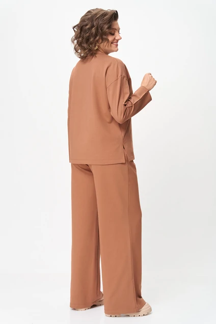 Костюм брючный 2144 коричневый дл.р. Rumoda