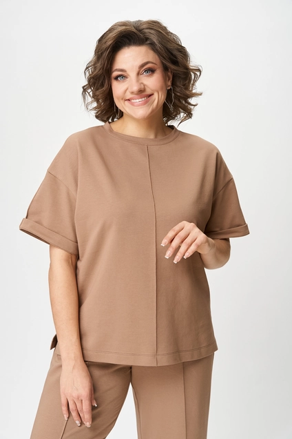 Костюм брючный 2144 капучино Rumoda