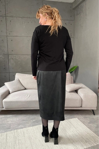 Юбка 2166 черный Rumoda