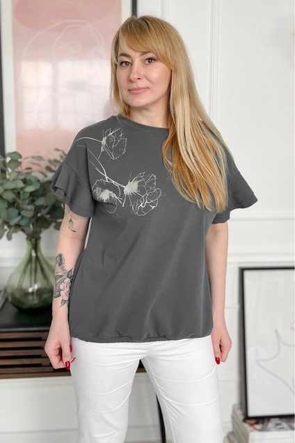 Футболка 2182 графитовый Rumoda