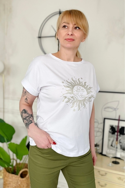 Футболка 2195 белый Rumoda