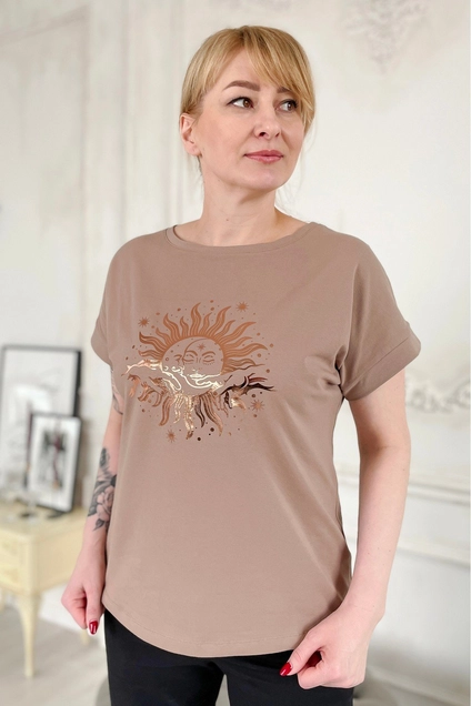 Футболка 2195 капучино Rumoda