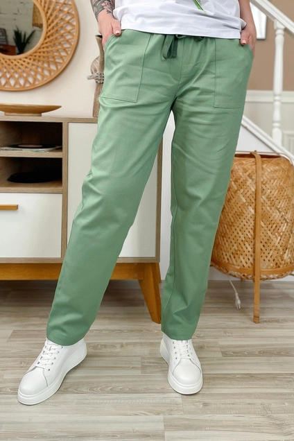 Брюки 2200 зеленый Rumoda