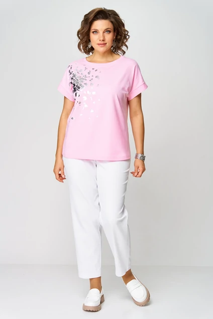 Футболка 2252 розовый Rumoda