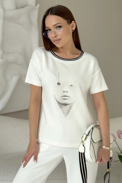 Футболка 2254 белый Rumoda