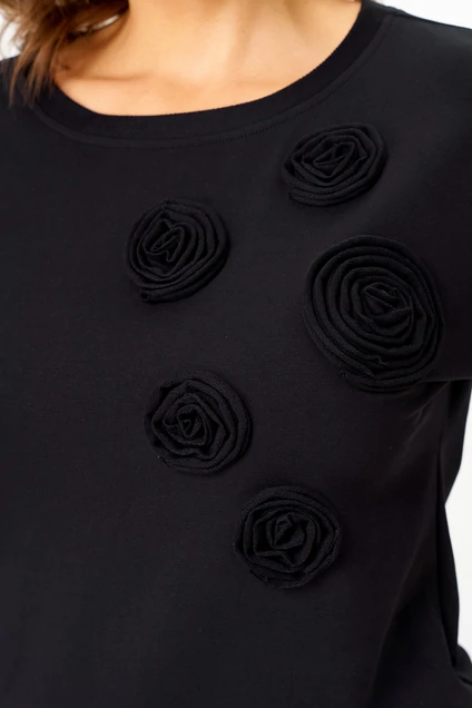 Джемпер 2268 черный Rumoda