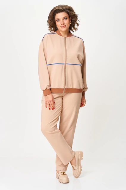 Костюм брючный 2269 бежевый Rumoda
