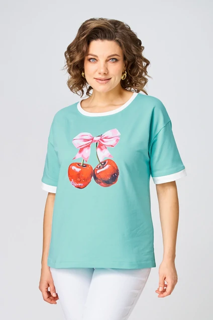 Джемпер 2285 бирюзовый Rumoda