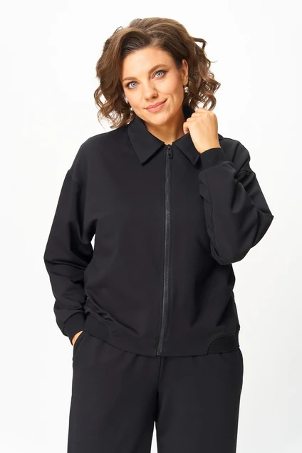 Костюм брючный 2095 черный STEFANY