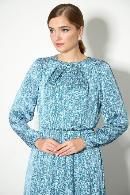 Платье 836a бирюзовый STEFANY