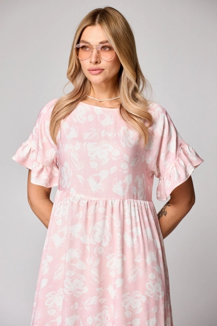 Платье 864 розовый STEFANY