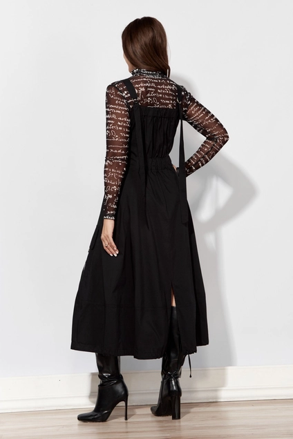 Костюм с платьем 1015 + 1019 черный SUNDRESS