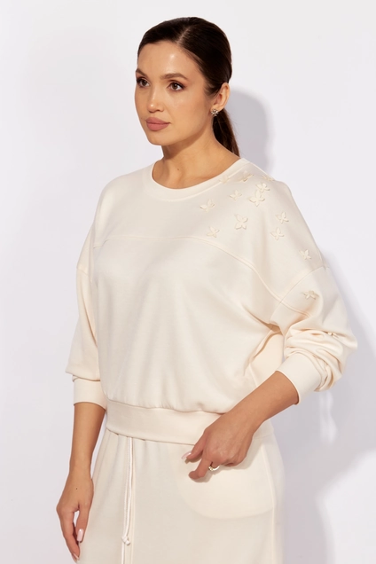 Костюм с юбкой 1031 + 1032 маршмелоу SUNDRESS