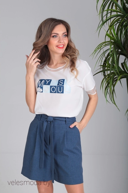 Шорты 13754 синий SandyNA 