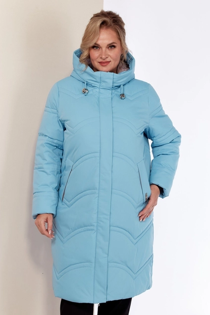 Пальто 2163 бирюза Shetti
