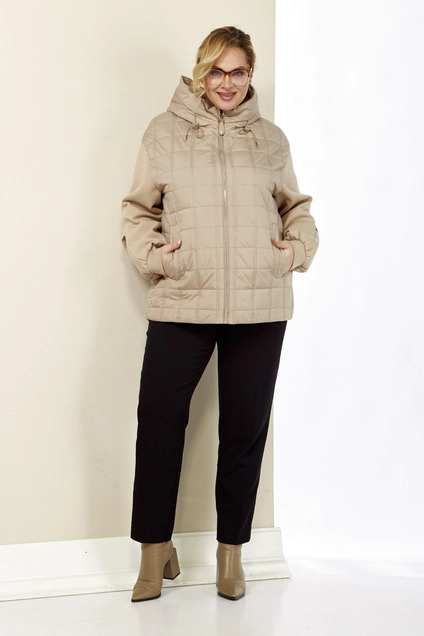 Куртка 2184 бежевый Shetti