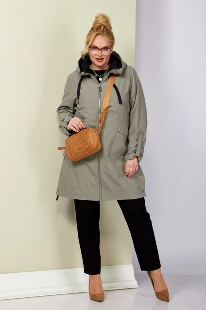 Плащ 2188 олива Shetti