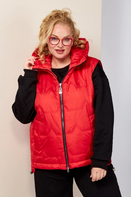 Жилет 2189 красный Shetti