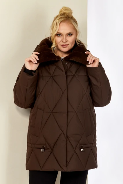 Куртка 2207 шоколад Shetti
