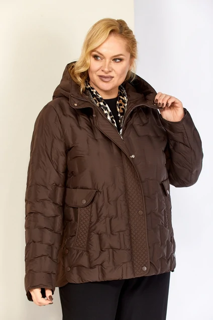 Куртка 2210 шоколад Shetti