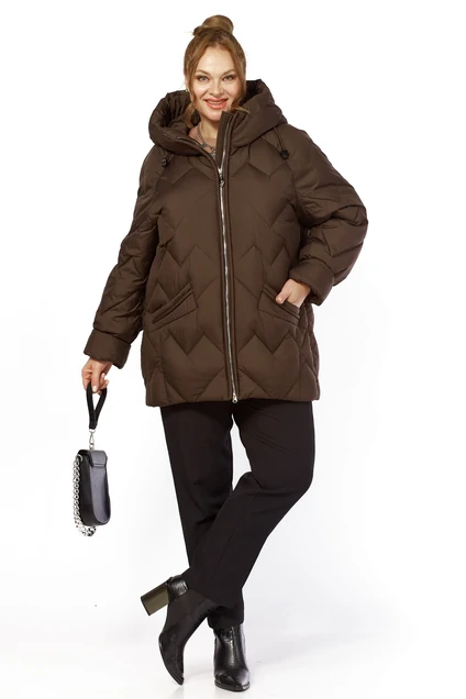 Куртка 2220 шоколад Shetti