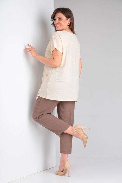 Костюм брючный 4051 кэмел Shetti