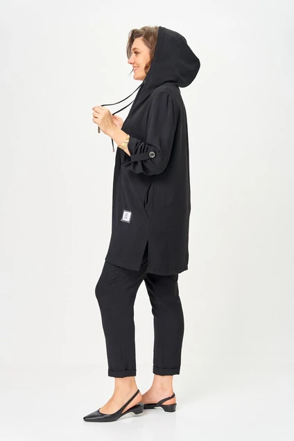 Костюм брючный 1527 черный Svetlana Style