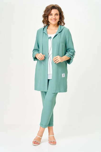 Костюм брючный 1527 мята Svetlana Style